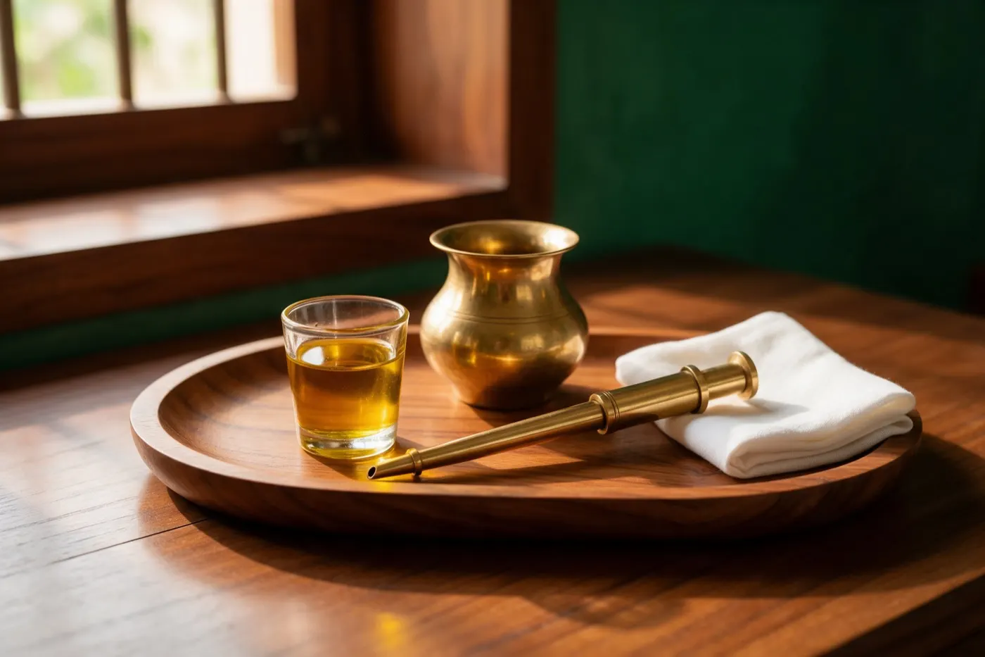 Matra Basti therapy at an Ayurvedic clinic